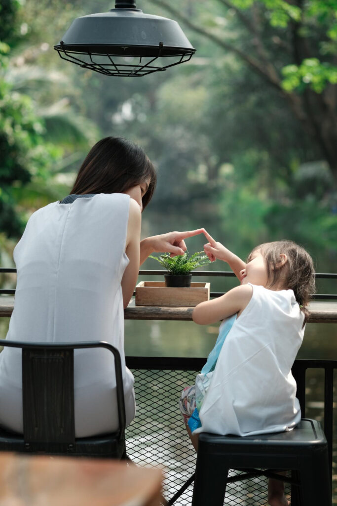 Child receiving compassionate behavioural and emotional support from a specialist in London
